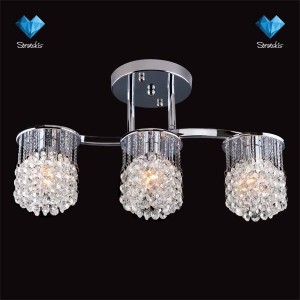 Люстра хрустальная 3222/3 хром Strotskis